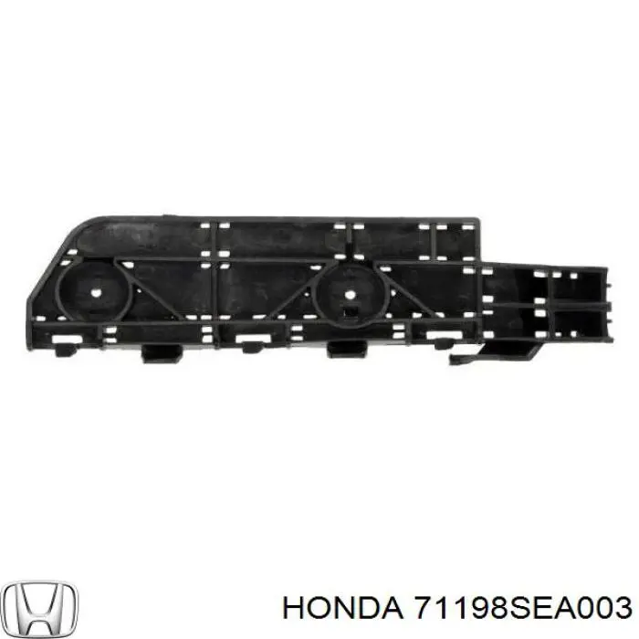 71198SEA003 Honda кронштейн бампера переднего внешний левый