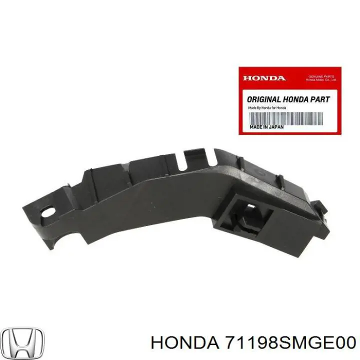 71198SMGE00 Honda consola externa esquerda do pára-choque dianteiro