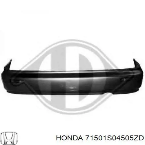 Pára-choque traseiro para Honda Civic (EJ9, EK3/4)