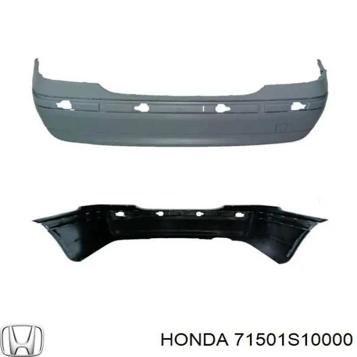 Задний бампер на Honda CR-V I RD