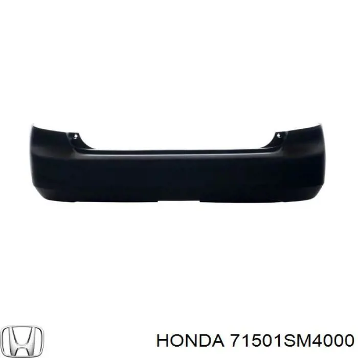Бампер задний Honda Accord 4 (Хонда Аккорд)