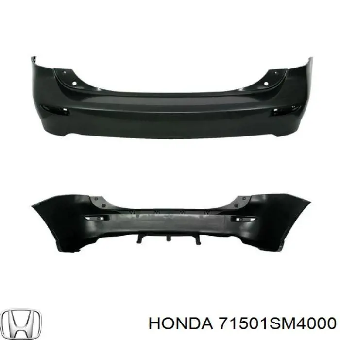 Бампер задний Honda Accord IV седан (CB3, CB7) (1990 - 1993) цена, от 175.79 USD