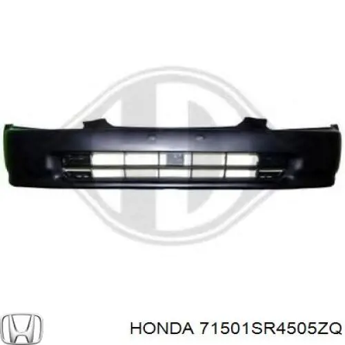 Задний бампер 71501SR4505ZQ Honda