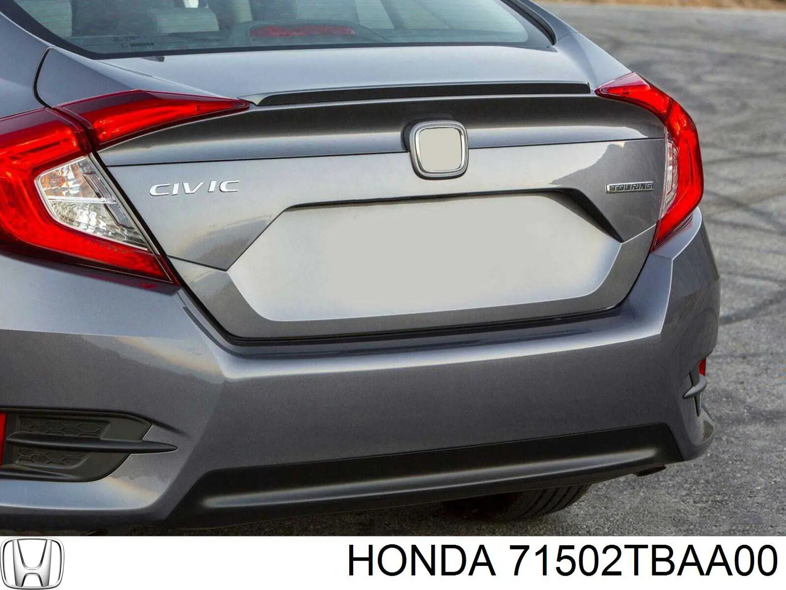Накладка бампера заднего Honda 71502TBAA00 цена, от 27.63 USD