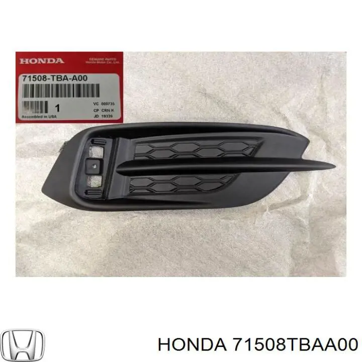 71508TBAA00 Honda решетка бампера заднего