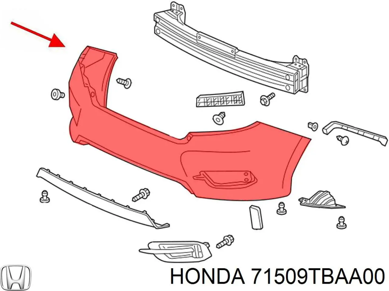 71509TBAA00 Honda 