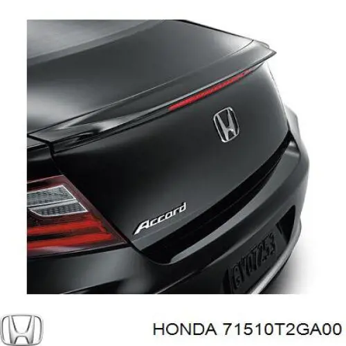 71510T2GA00 Honda Спойлер заднего бампера