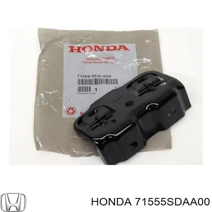 Купить 71555SDAA00 Honda Левый кронштейн крепления бампера заднего