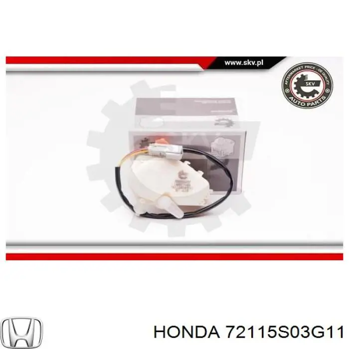 Дверной замок передний правый Honda 72115S03G11 цена, от 18.90 USD