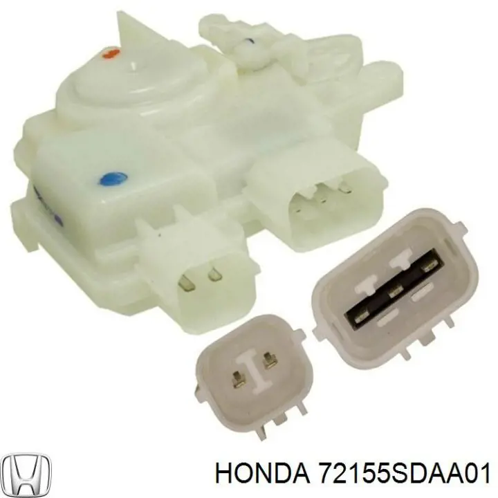 Мотор-привод открытия/закрытия замка двери передней левой 72155SDAA01 Honda