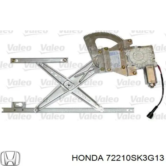 Mecanismo de elevalunas, puerta delantera derecha 72210SK3G13 Honda