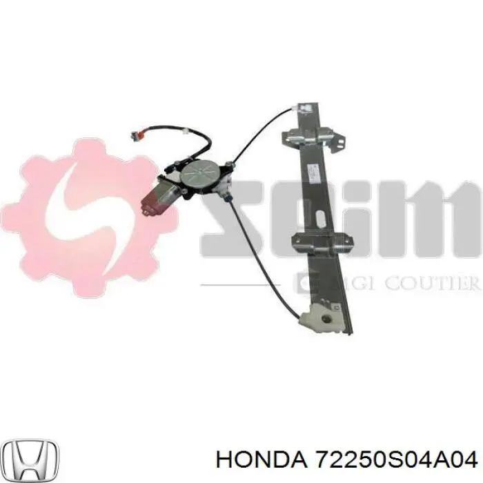 Механизм стеклоподъемника водительской двери Honda 72250S04A04 цена, от  