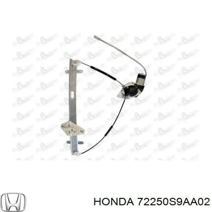 Механизм стеклоподъемника двери передней левой 72250S9AA02 Honda