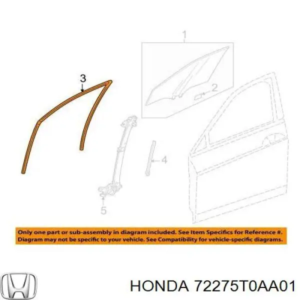 72275T0AA01 Honda 