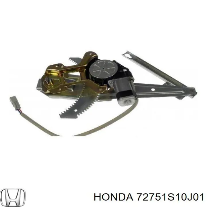 Механизм стеклоподъемника двери задней левой на Honda CR-V RD