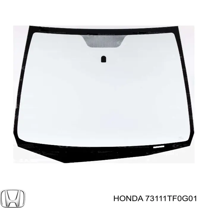 Лобовое стекло на Honda Jazz GG