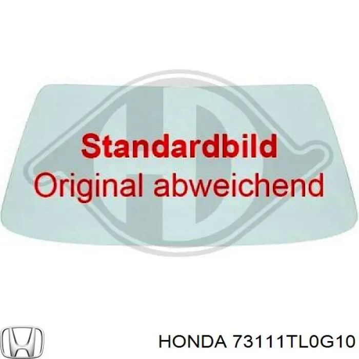 Лобовое стекло на Honda Accord VIII 