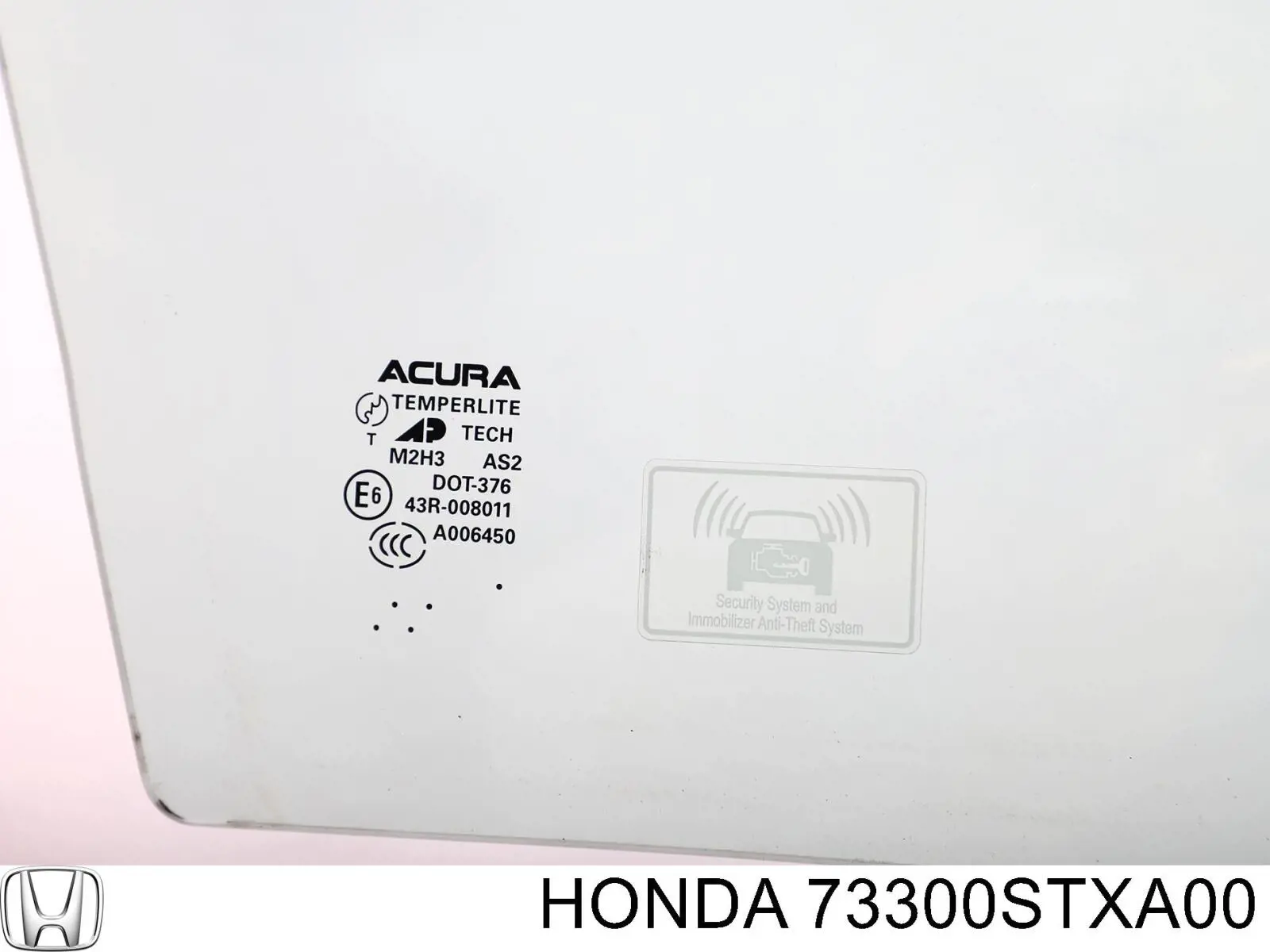Стекло пассажирской двери Honda 73300STXA00 цена, от 39.40 USD