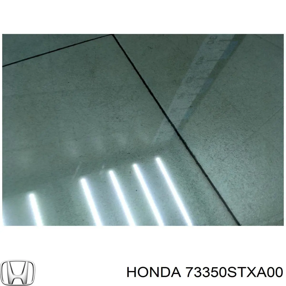 Luna de puerta delantera izquierda 73350STXA00 Honda/Acura