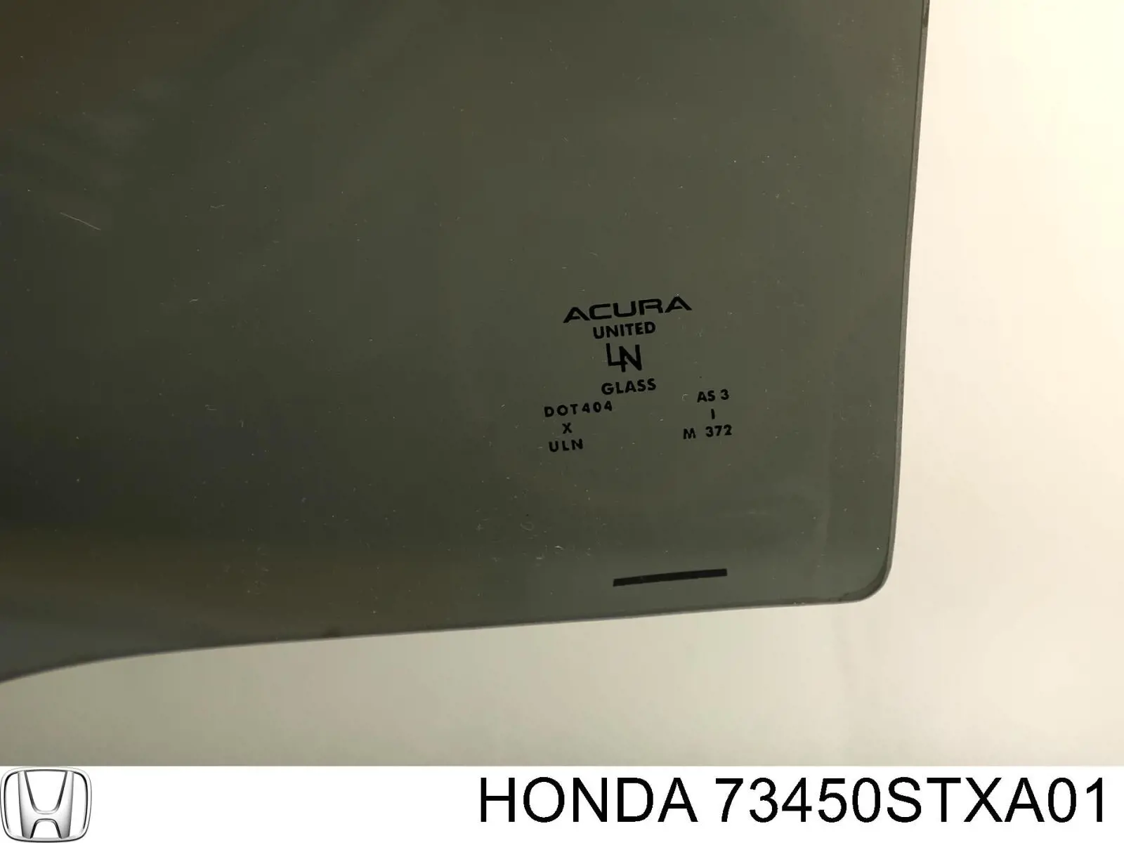 73450STXA01 Honda Стекло двери задней левой