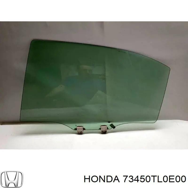 Vidro da porta traseira esquerda para Honda Accord (CU)
