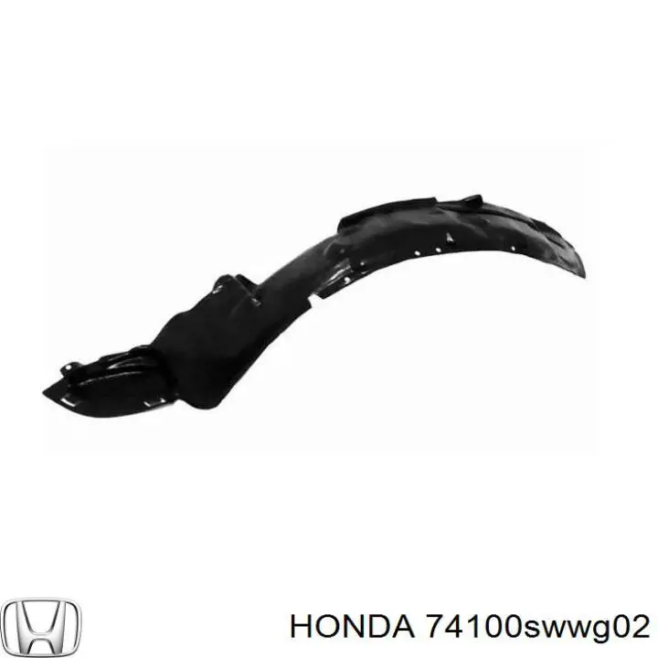Подкрылок крыла переднего правый Honda 74100SWWG02