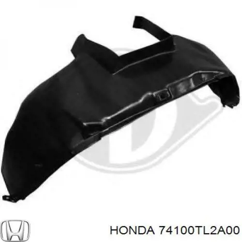 Подкрылок передний правый 74100TL2A00 Honda