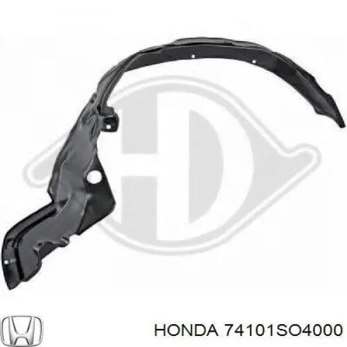 74101-S04-000 Honda подкрылок крыла переднего правый
