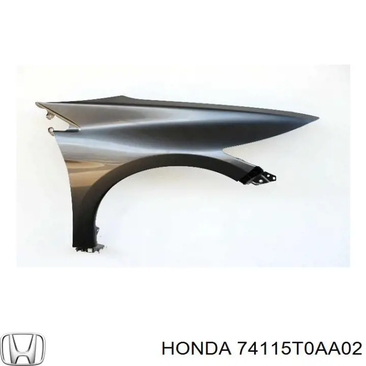 Расширитель (накладка) арки переднего крыла правый Honda 74115T0AA02