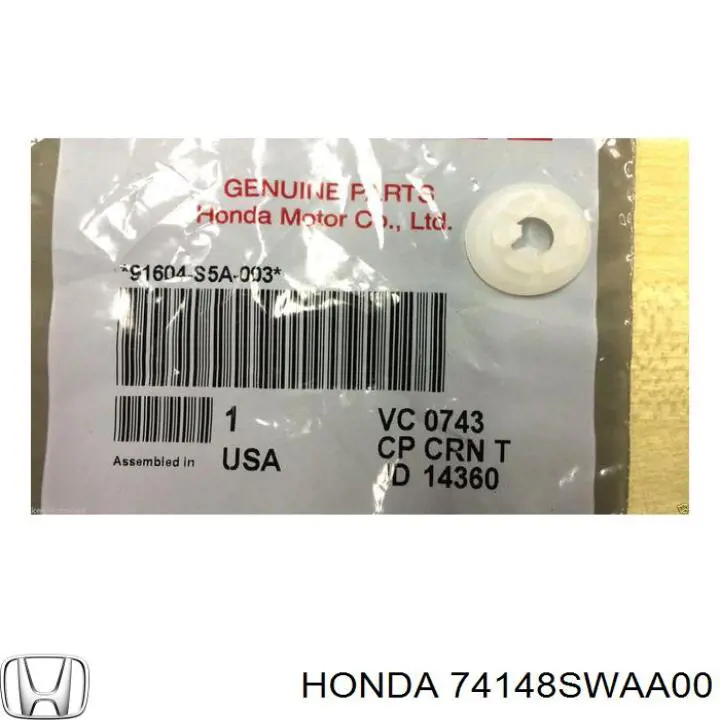 74148SWAA00 Honda 