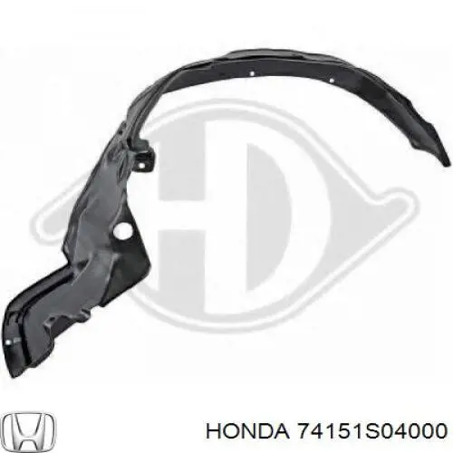 Подкрылок передний левый 74151S04000 Honda