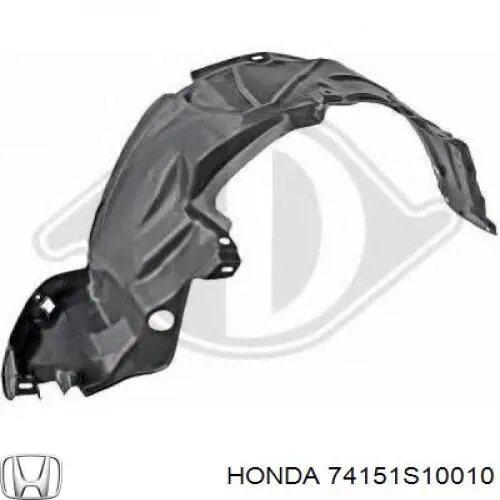 Подкрылок передний левый 74151S10010 Honda