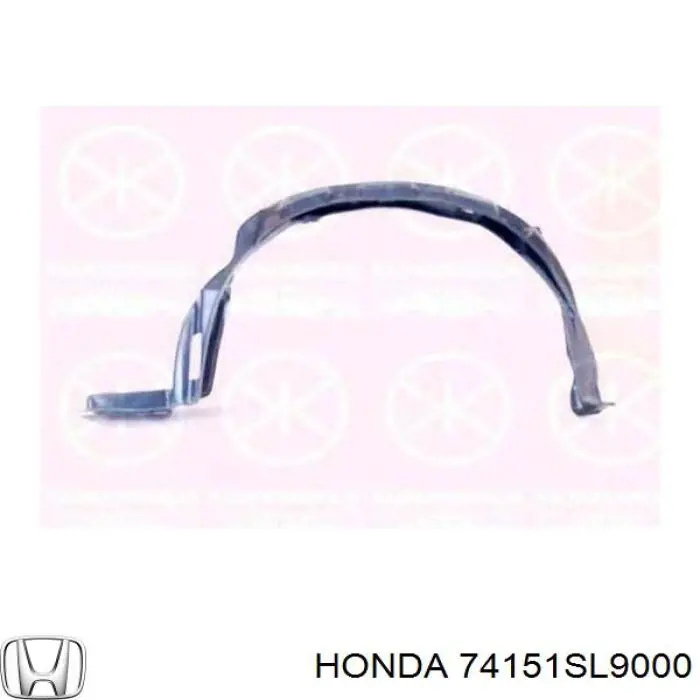 74151SL9000 Honda Подкрылок крыла переднего левый