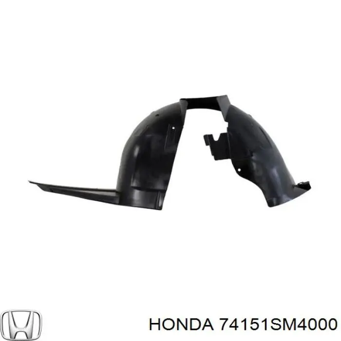 Подкрылок крыла переднего левый Honda 74151SM4000 цена, от 13.73 USD