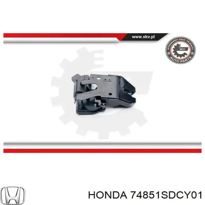 Fecho de tampa de porta-malas (de 3ª/5ª porta traseira) para Honda Accord (CL, CM)