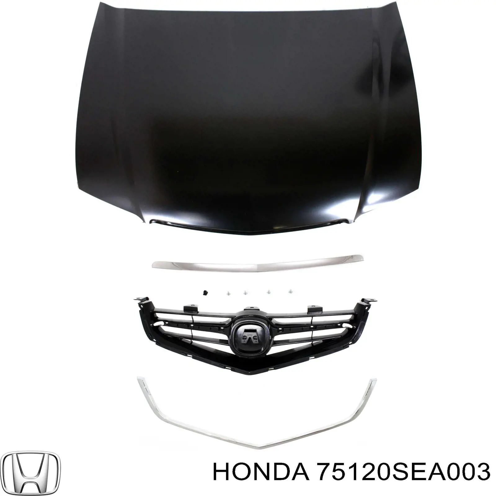 75120SEA003 Honda молдинг капота