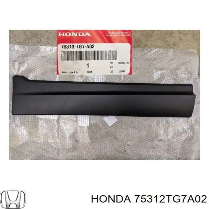 75312TG7A02 Honda 
