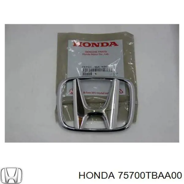 75700TBAA00 Honda Эмблема решетки радиатора