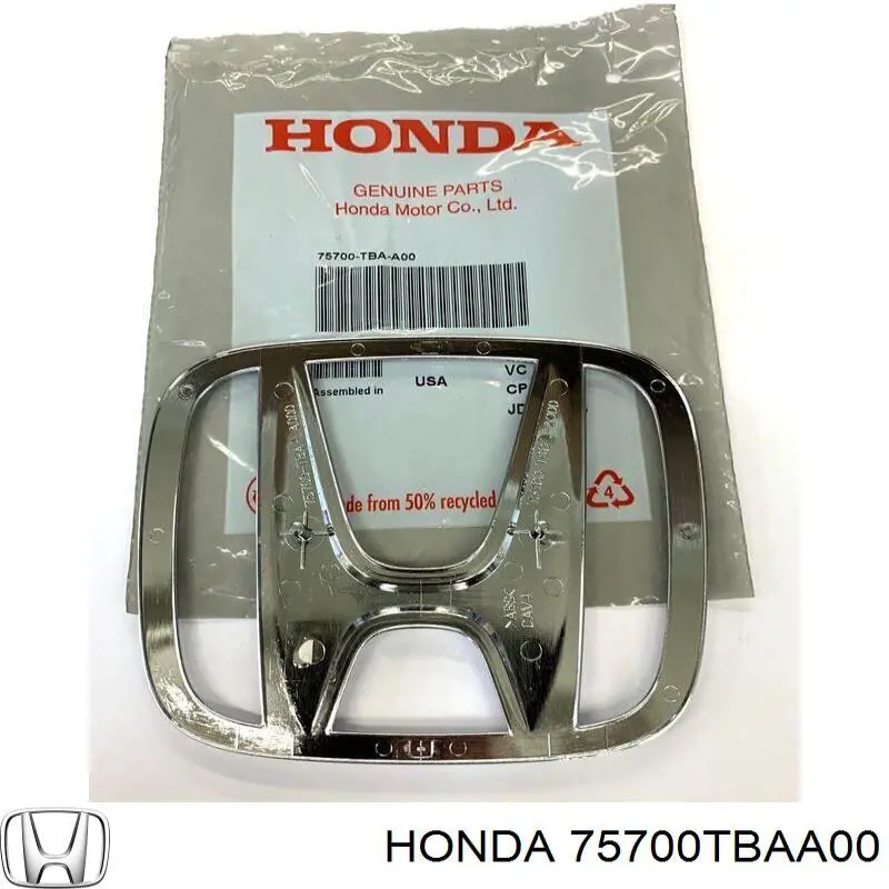 Купить 75700TBAA00 Honda Эмблема решетки радиатора