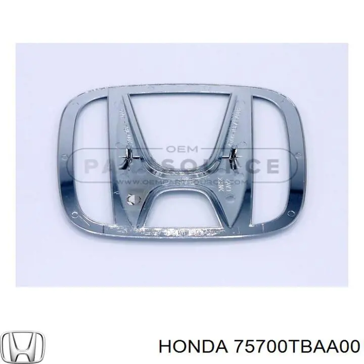 Эмблема решетки радиатора 75700TBAA00 Honda
