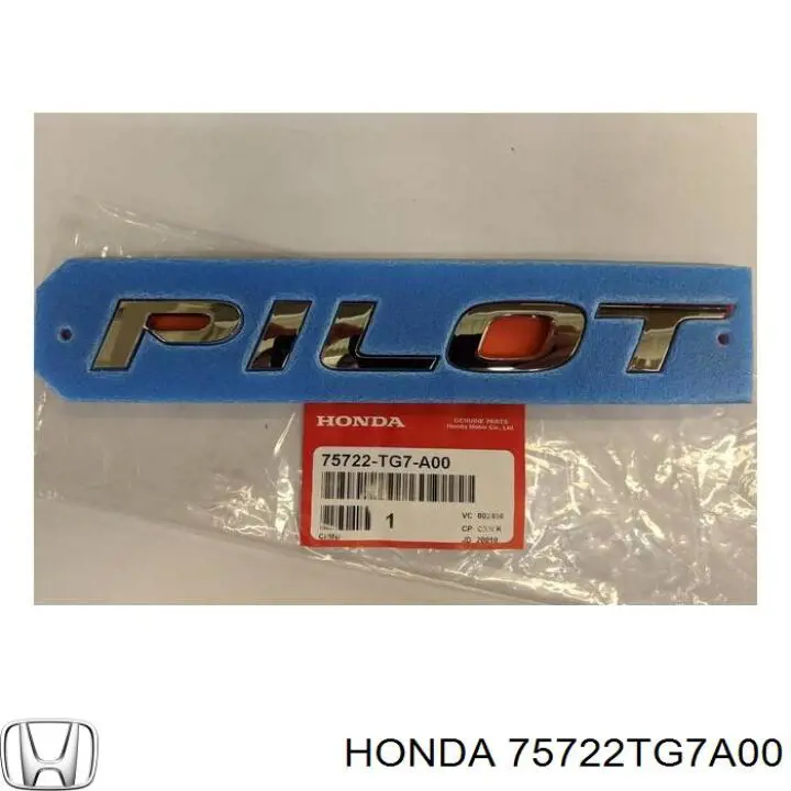  Honda 75722TG7A00 цена, от 44.34 USD