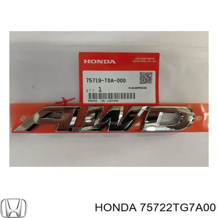 75722TG7A00 Honda 