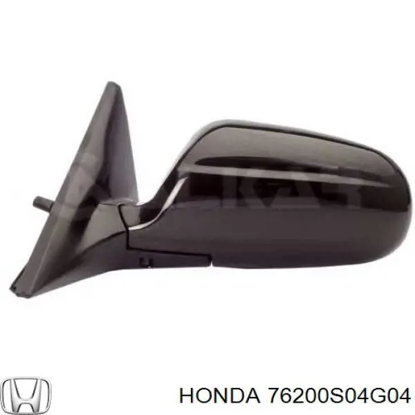 Правое боковое зеркало 76200S04G04 Honda