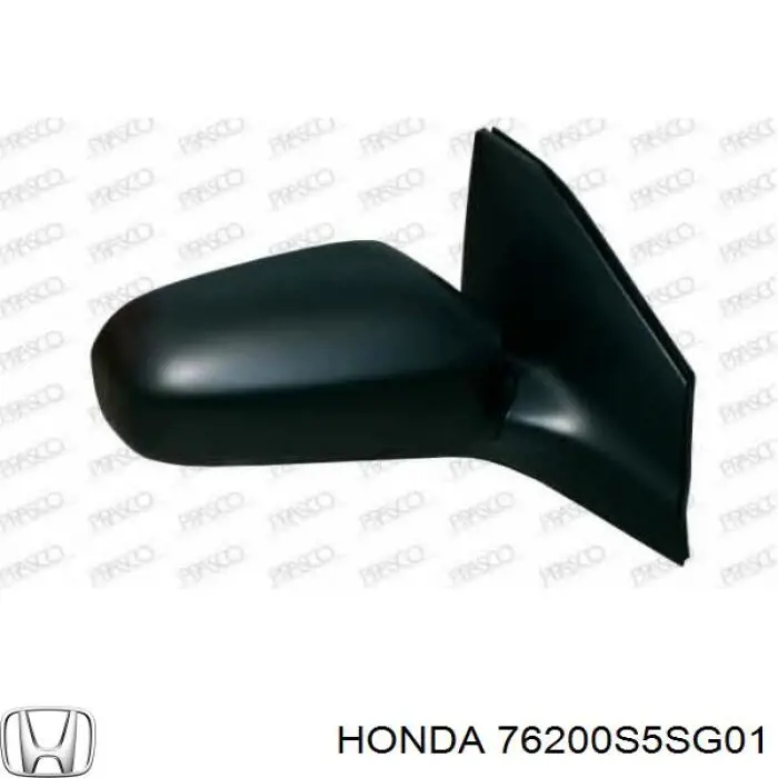Наружное зеркало правое Honda 76200S5SG01 цена, от 138.48 USD