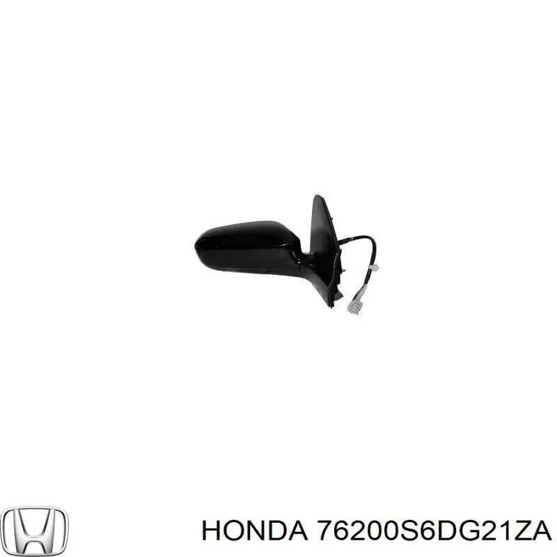 Наружное зеркало правое Honda 76200S6DG21ZA цена, от 61.19 USD