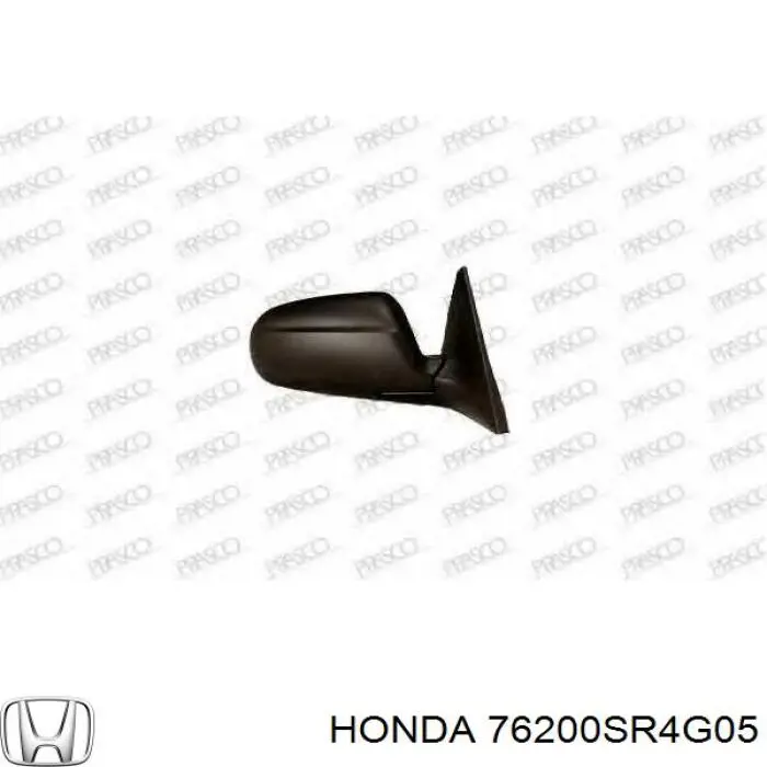  Правое зеркало Honda Civic 5