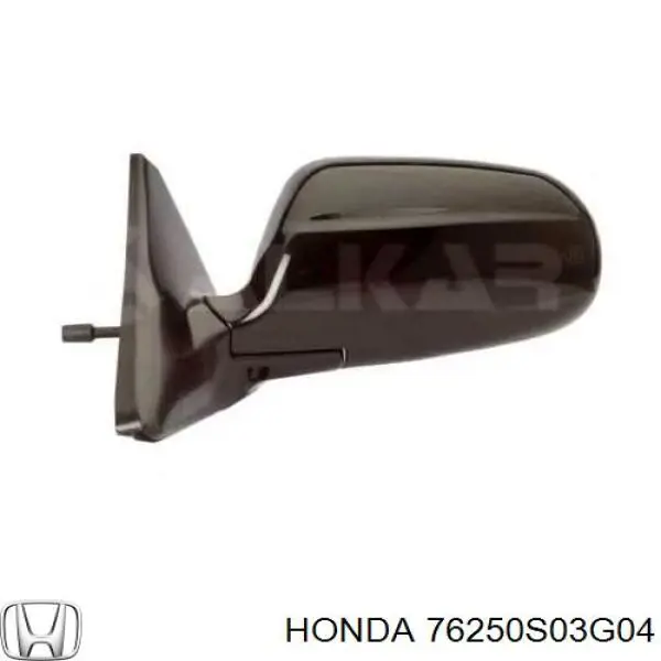 Купить 76250S03G04 Honda Наружное зеркало левое