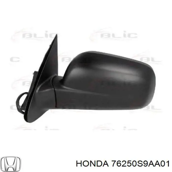 Правое боковое зеркало 76250S9AA01 Honda