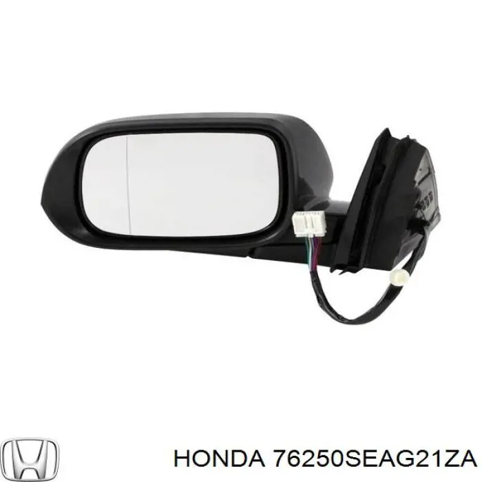 76250SEAG21ZA Honda зеркало заднего вида левое