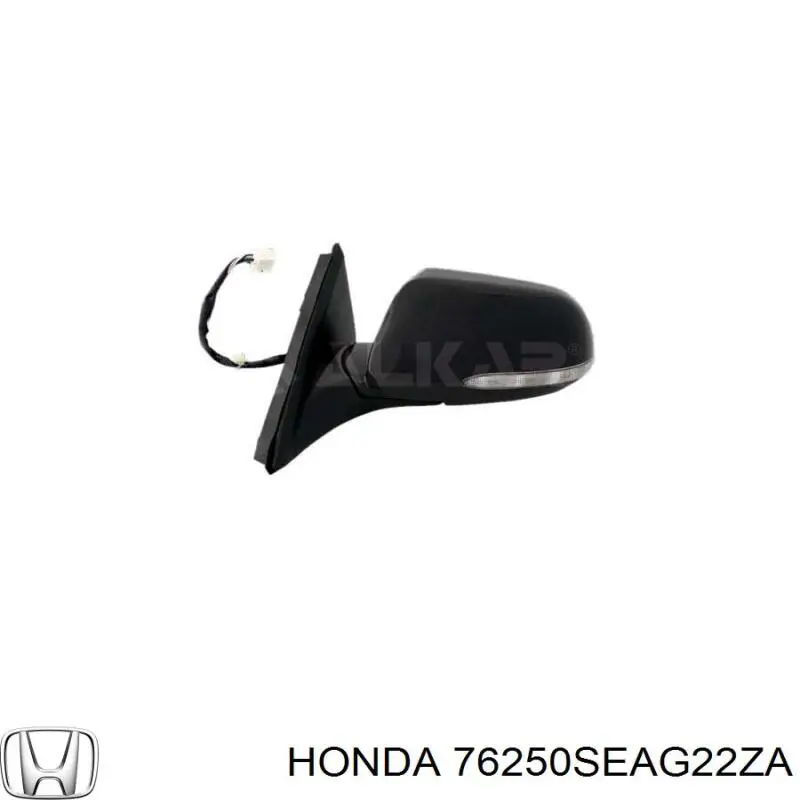 76250SEAG22ZA Honda зеркало заднего вида левое